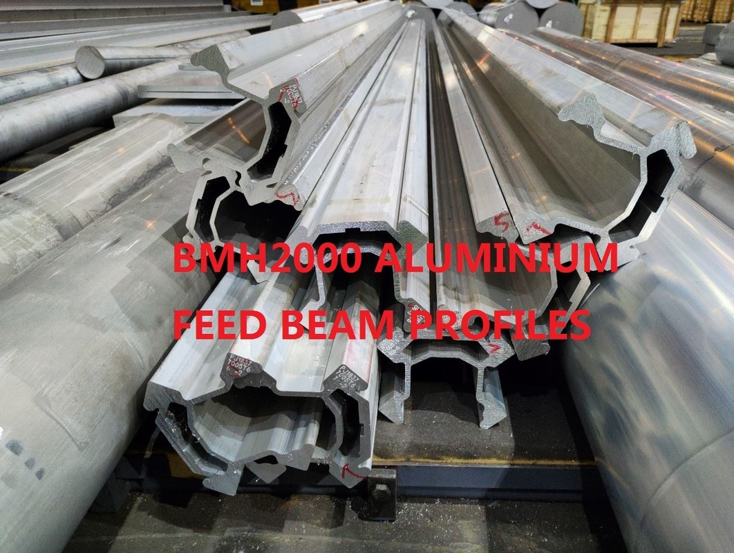 Mining Industry Usage Aluminium Feed Beam Profiles BMH2000 Aluminium Extruded Profiles