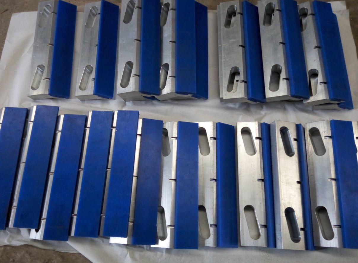 Jumbo Rock Drill Spare Parts 200MM Long 6063 T6 Aluminium Extruded Profiles Customized For Rock Drilling Rig